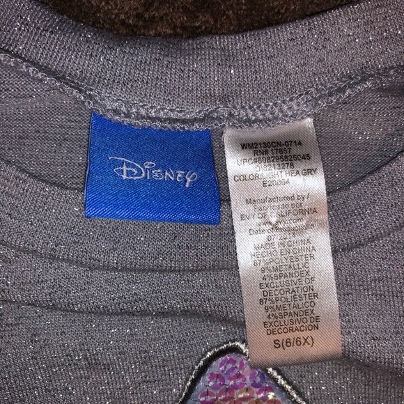 Girls size 6 Frozen sweatshirt - Picture 2 of 2